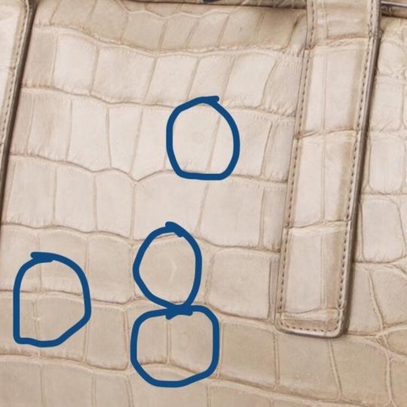 Calvin Klein Collection Crocodile Weekender - Picture 11 of 12